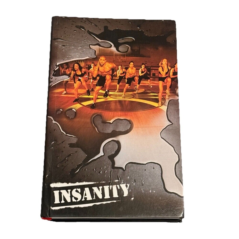 Insanity Beachbody 10-DVD Box Set with Book Total Body Workout Program Complete